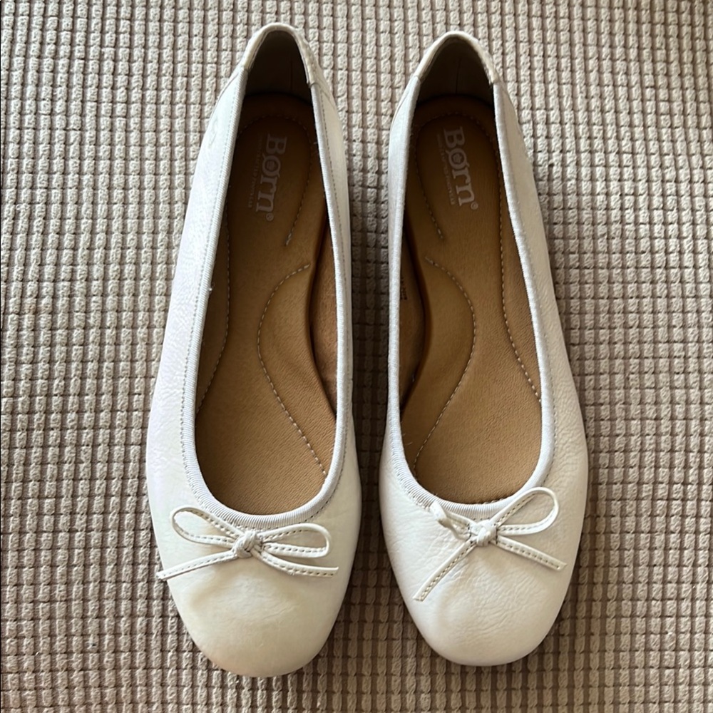 Born Cream Flats for Effortless Elegance